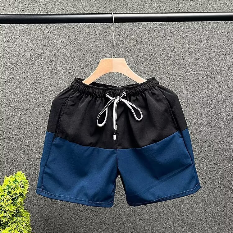 2025S Fashion Designer Shorts Summer Label Color Matching Loose Fashion Casual Pants For Men S Sports Quick Drying Beach Shorts