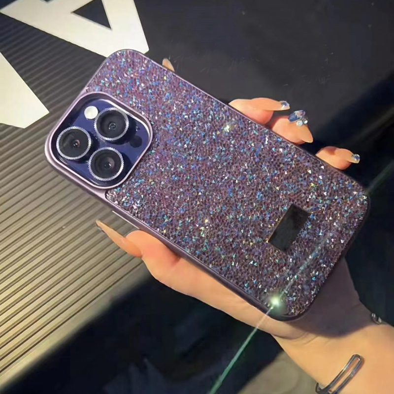 Luxury Bling Glitter Cases For Iphone 17 Air 17promax 16 15 14 plus 13 12 11 Pro Max Phone Case Fashion Designer Rhinestone Diamond Soft Silicone Back