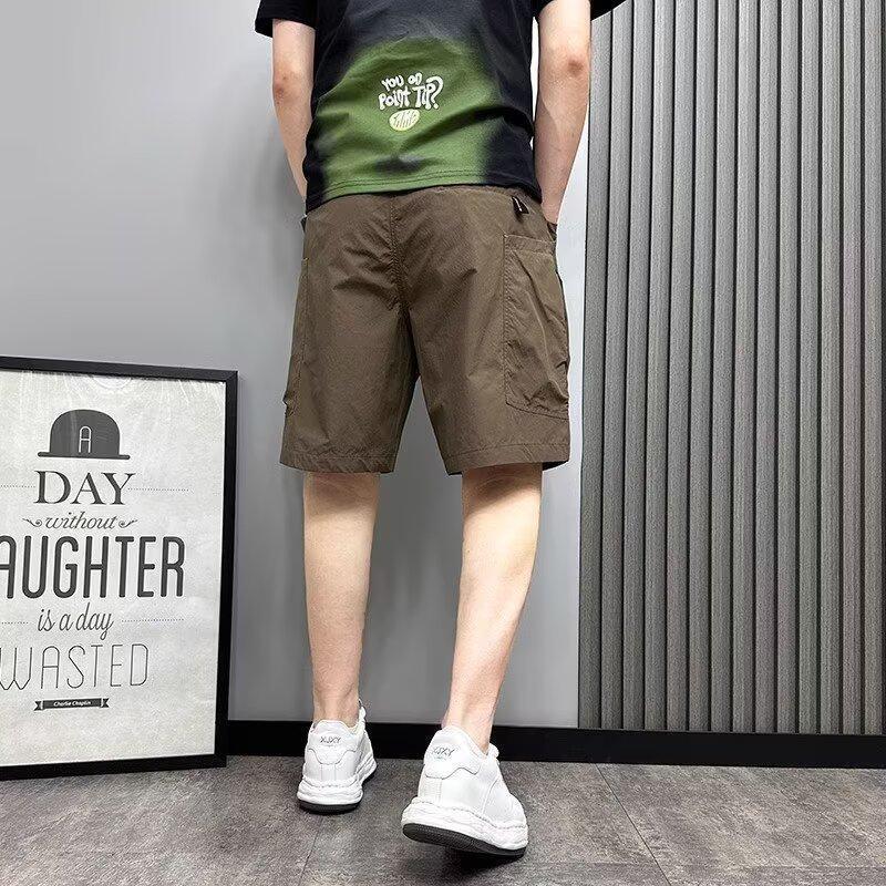 2025S Fashion Designer Korean Design Trendy Brand Boys Slim Fit Sports American Style Street Casual Outerwear For Teenagers