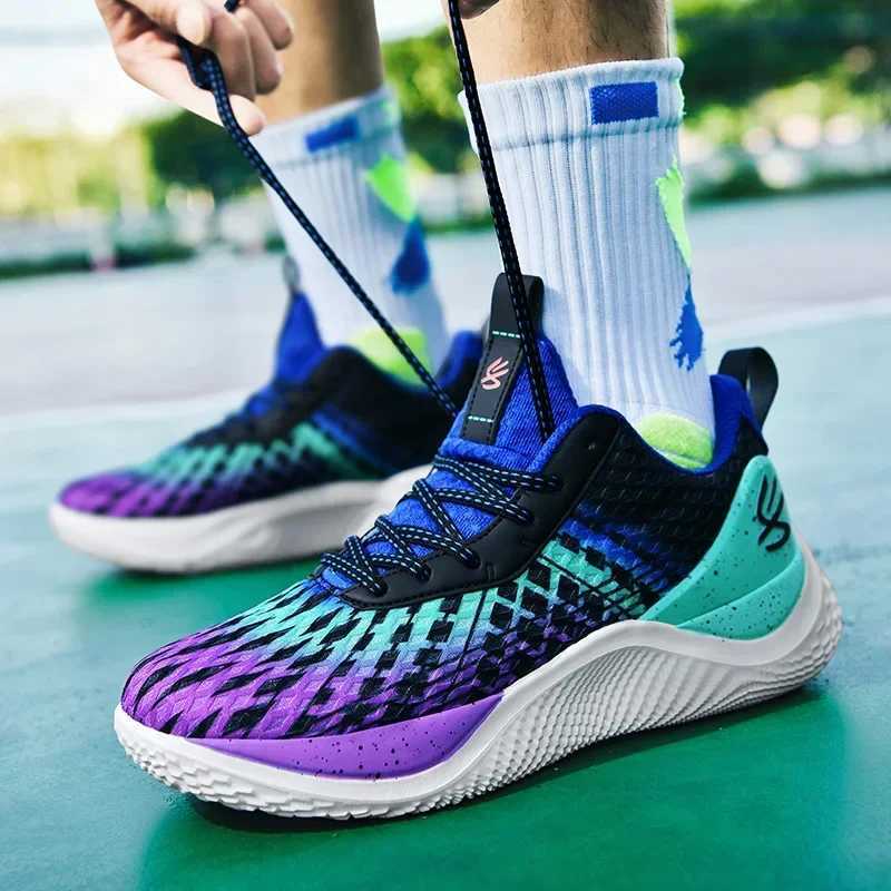 New Curry 10 basketball breathable surface low top combat protection student hot mor youth sports mens shoes Y250322
