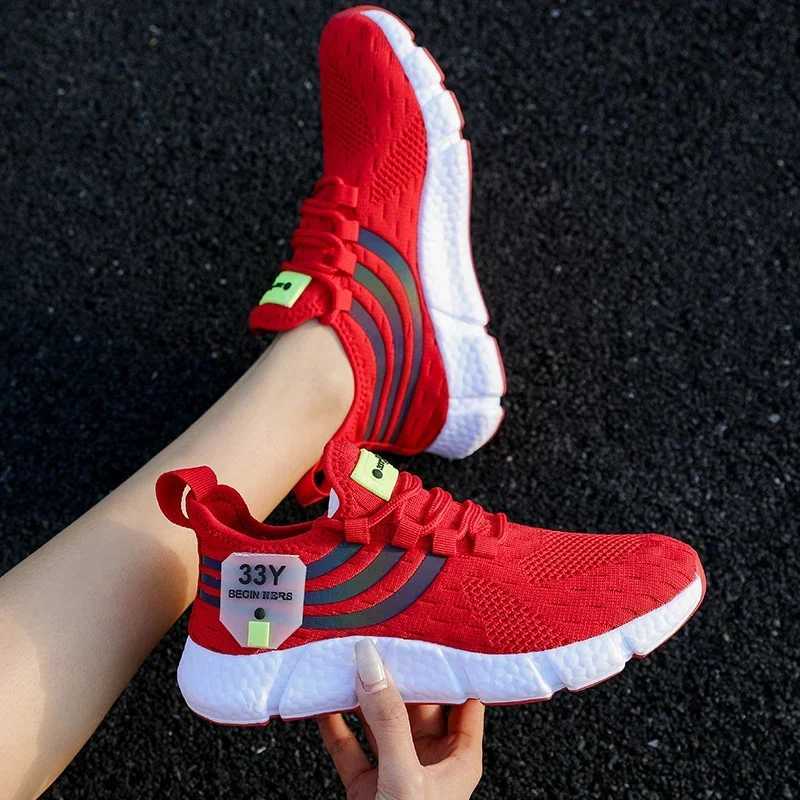 Women Vulcanized Shoes Sneakers Lightweight Summer Woman Casual Sports Shoes Breathable Jogging Trainers Walking Tennis Shoes Y250322