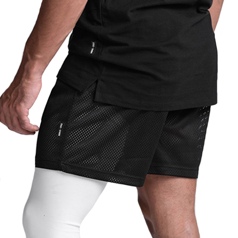 2025S Fashion Designer Summer American Fashion Brand Loose Mesh Quick Drying Five Quarter Pants Men S Multi Pocket Running Sports Shorts