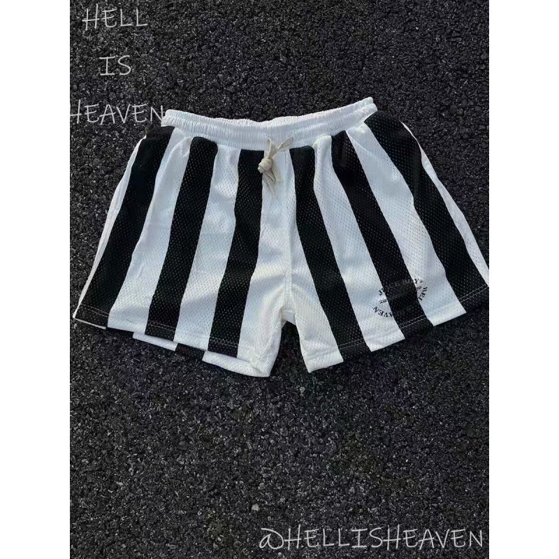 2025S Fashion Designer Summer New American Shorts Men S Trendy Brand Thin Design Small Loose Large Size Sports And Casual Split Pants