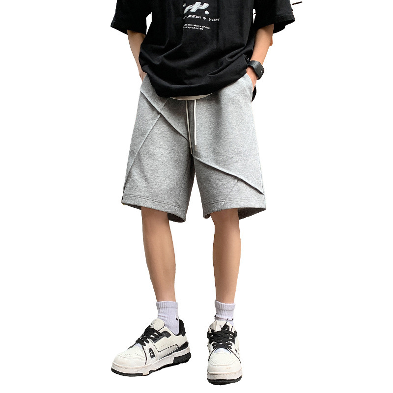 2025S Fashion Designer TREE Collaboration Summer Casual Sports Men S Shorts Ultra Avant Garde Trendy Brand Solid Color New Five Quarter Pants