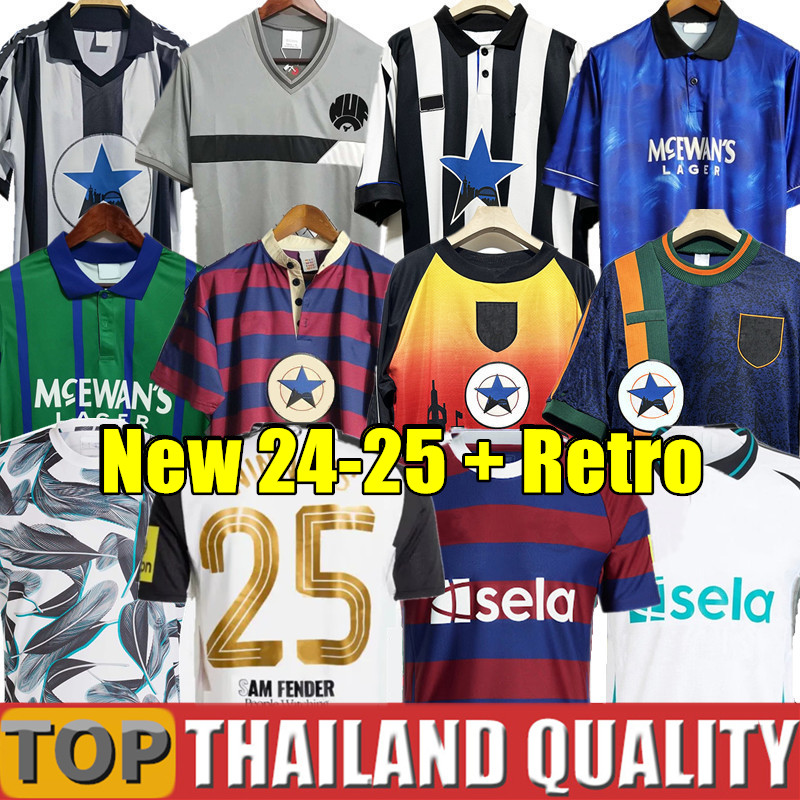 24 25 soccer jerseys NEwcaslTE united Tonali Retro newcaste 2024 2025 ISAK BRUNO G. JOELINTON TRIPPIER WILSON NUFC classic football shirt vintage 80 82 83 84 96 97 98 99