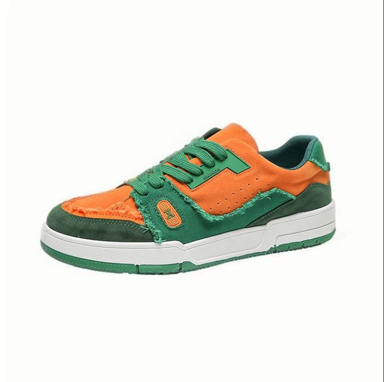 Spring and summer new 2025 Korean version of fashion trend college wind non-slip casual shoes men's sports shoes