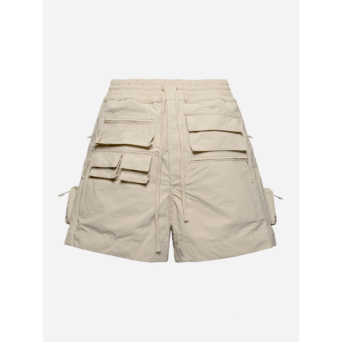 2025S Designer Whoisjacov Niche High Street Multi Pocket Functional Workwear Shorts For Men S Summer Fashion Label Loose Casual Capris