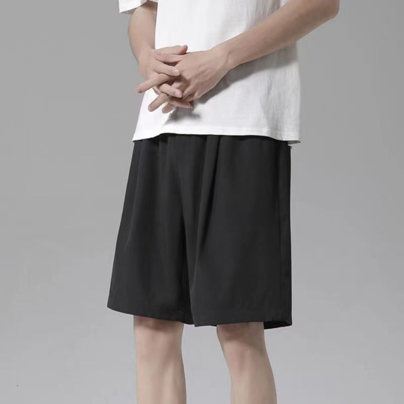 2025S Fashion Designer New Bamboo Leaf Shorts For Men Summer Thin And Loose Casual Shorts Trendy Brand Plus Size Chinese Style Sports Five Quarter Pan