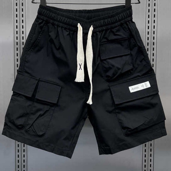 2025S Fashion Designer Sports Quick Drying Shorts Men American Fashion Brand Multi Pocket Work Youth Fashionable And Versatile Casual Five Quarter Pan