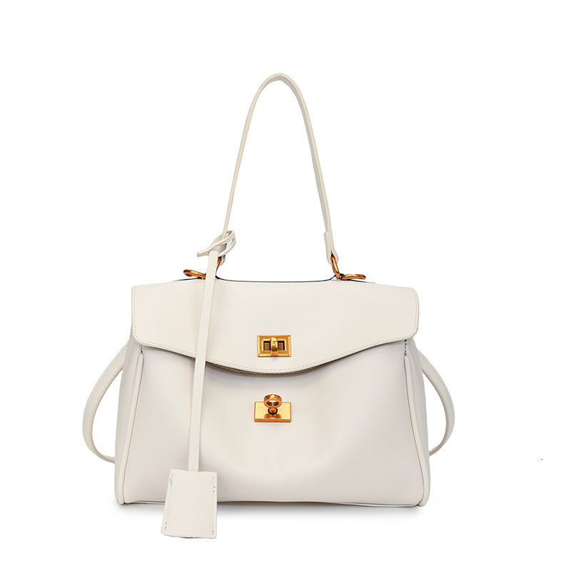 2025S Fashion Designer Women S New Large Capacity Premium Buckle Spring Shoulder Commuting Crossbody Tote Bag
