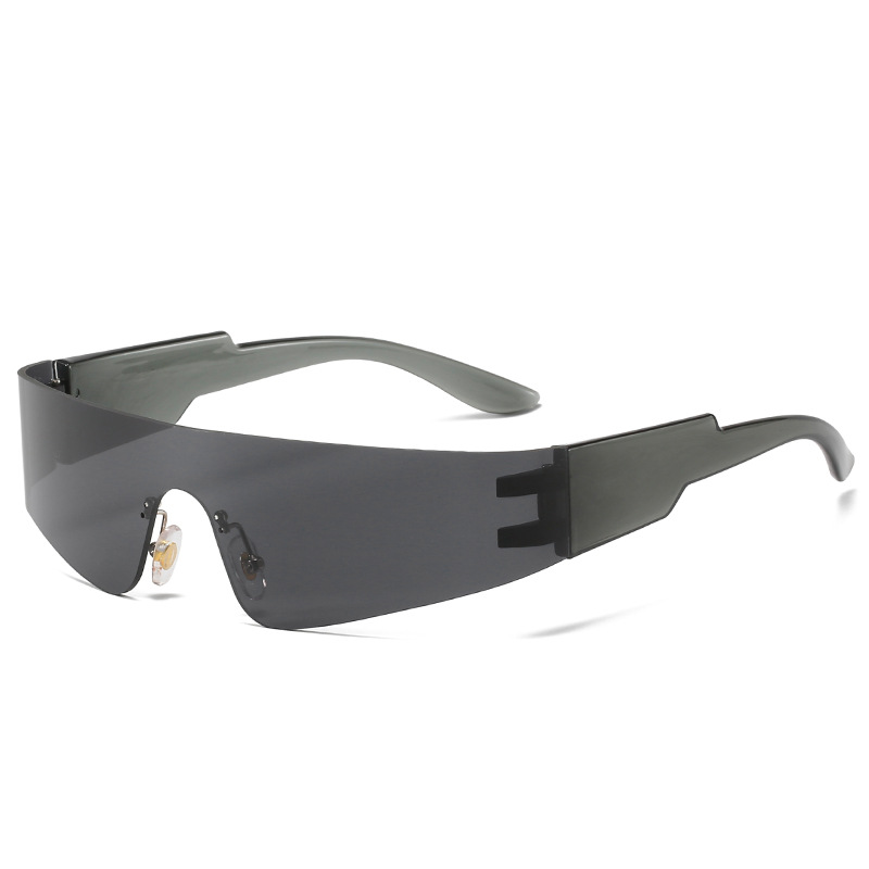 Trainers shipping 3 Sunglasses free women's monocle punk sports sunglasses men's frames colorful fashion glasses Discoloration