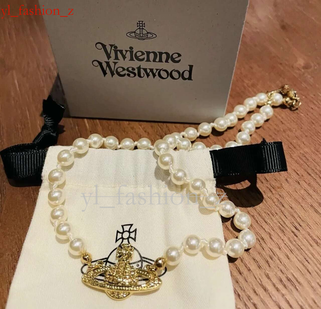 Viviennen West Wood Necklace Designer Saturn Pearl Viviennen Necklace Womens High Edition Star Full Diamond Collar Chain Necklaces For Women Jewelry 1c6