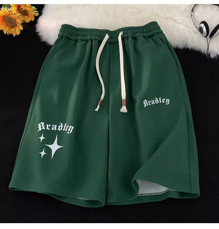 2025S Fashion Designer New Casual Sports Shorts For Men In Summer Popular Brand Loose Fit Teenage American Five Quarter Pants Trend