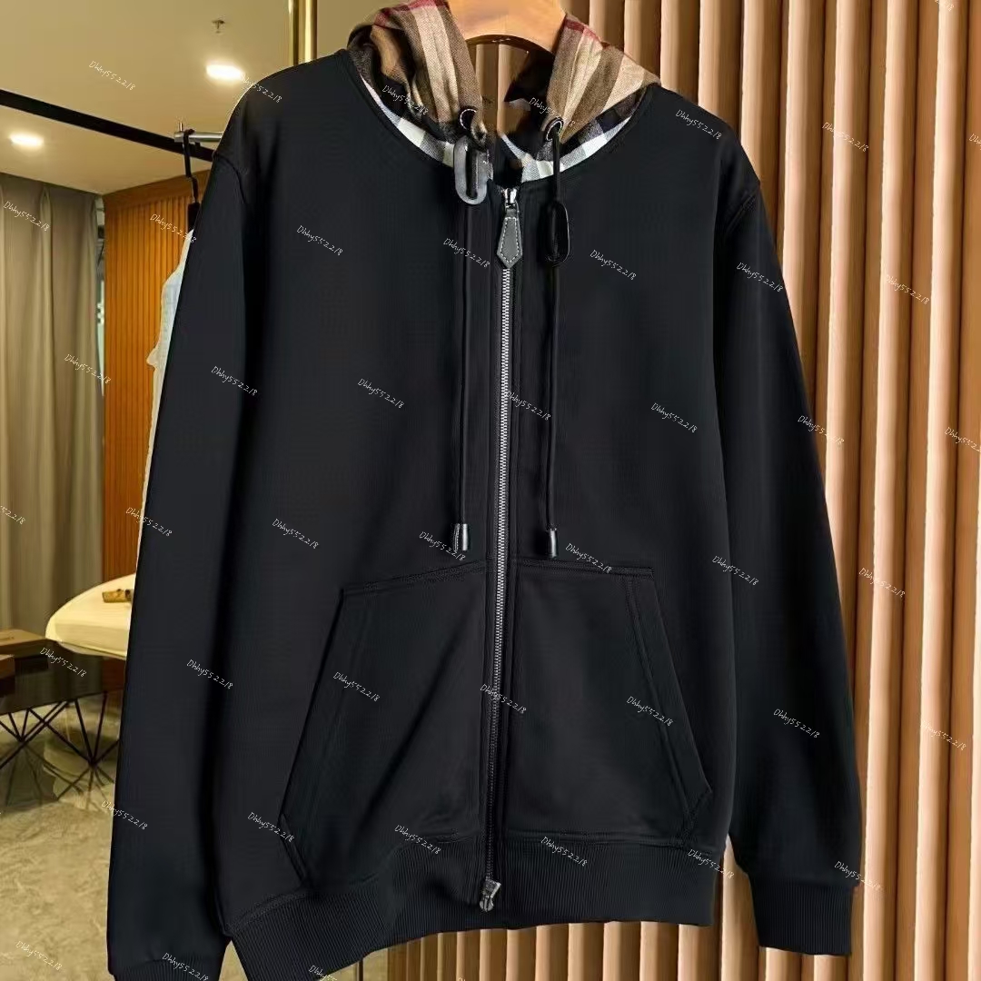 Designer Men's Hooded Sweatshirt Cardigan Wool Sweater Women's Designer Fashionable Street Pullover Loose Hooded Couple's High-quality Pure Cotton Jacket