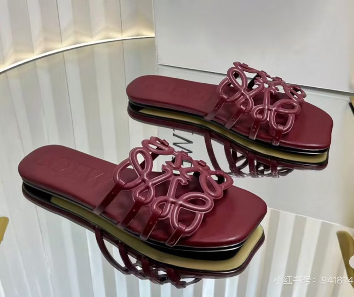 lowel sandal designer slide woman rubber loewesandal flat loeweslipper luxury fashion classic trend su loeweshoe&acy;loewe&ocy;loewetops w4xv