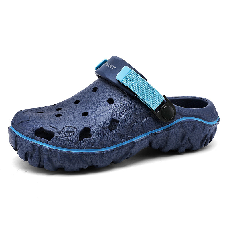 Men's new summer fashion breathable soft sole outdoor sports beach shoes, large size casual two wear tidal sandals