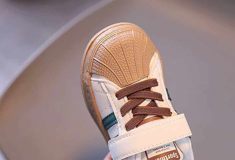 Autumn Sneakers For Kids 2024 Trend Fashion Childrens Sport Shoes Anti-slippery Toddler Shoes For Baby Boys First Step SneakerT250322