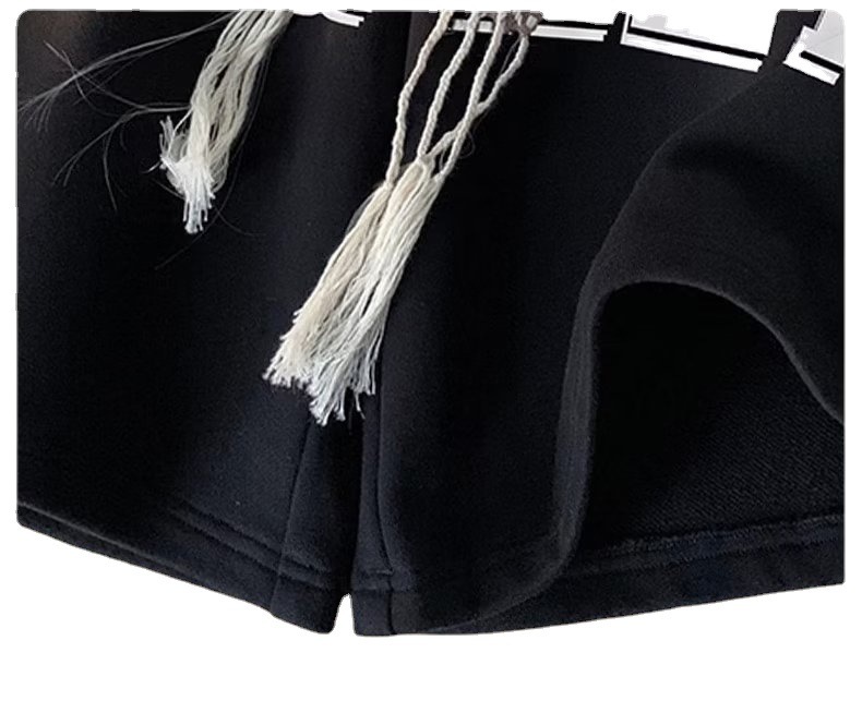 2025S Fashion Designer Extremely Trendy Brand Shorts For Men In Summer New Drawstring Jacquard Gothic Letter Printed Loose Casual Unisex Five Quarter 