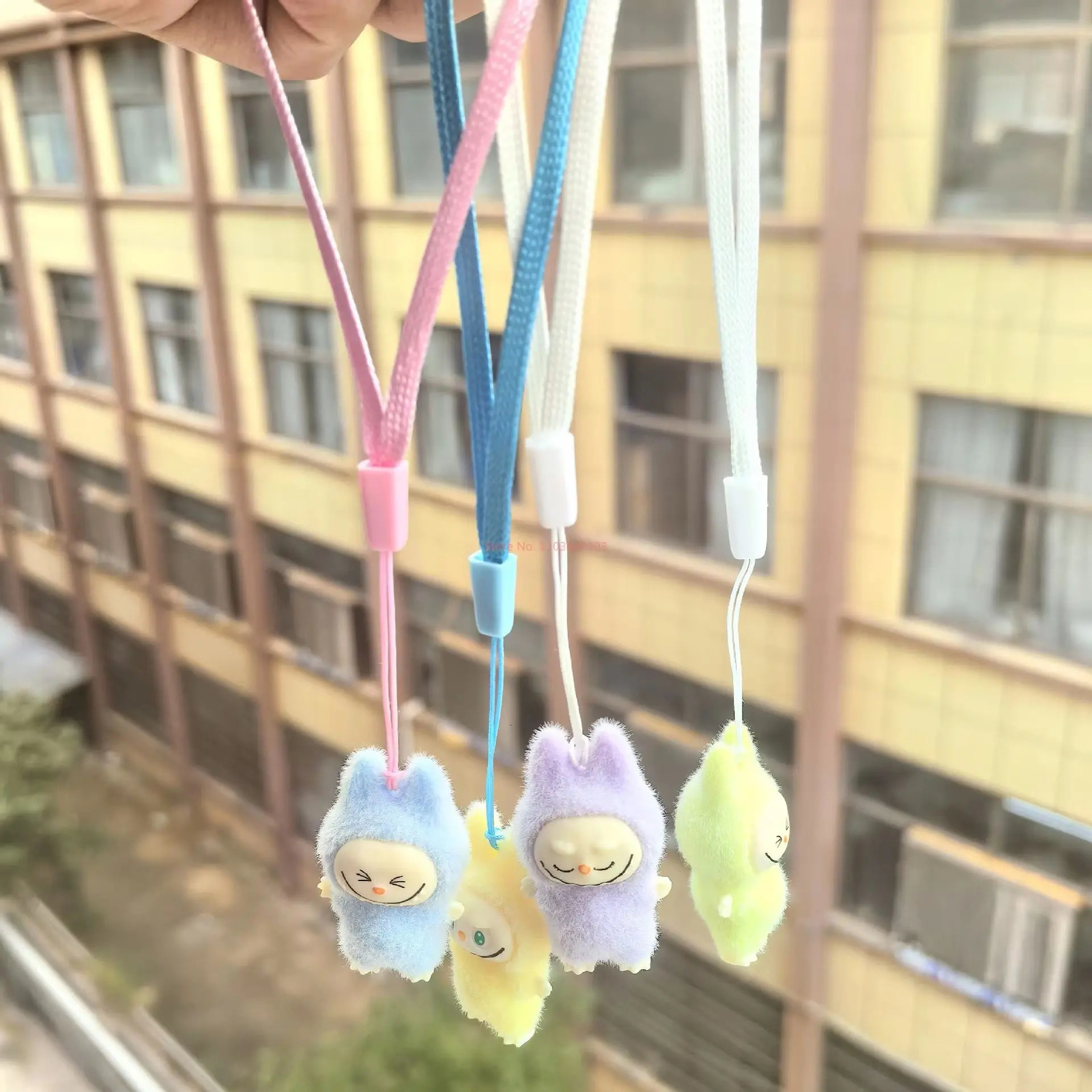Cartoon Labubu Resin Plush Blind Box Pendant Backpack Accessories Desktop Cute Ornament ChildrenS Surprise Birthday Gifts 250319