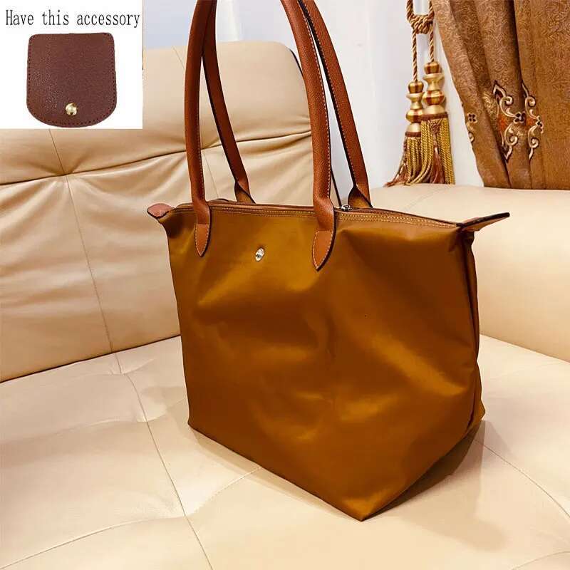 New Long Handle Dumpg Fashion Shoulder Bag Large Capacity Folding Mommy Handbag Foldable Nylon Pocket