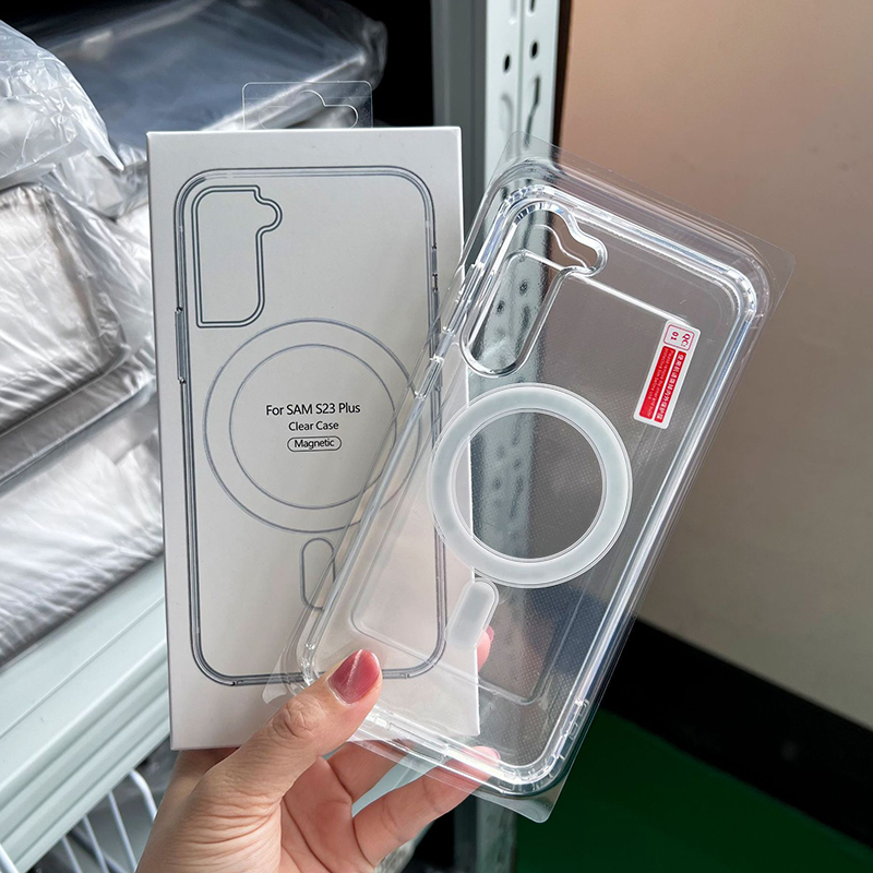 Magnetic Luxury Clear Armor Shockproof Case Hard Acrylic Magsafe For Samsung S25 Edge S24 FE S23 S22 Ultra S21 S20 Plus A06 A16 A26 A36 A56 A15 A35 A5
