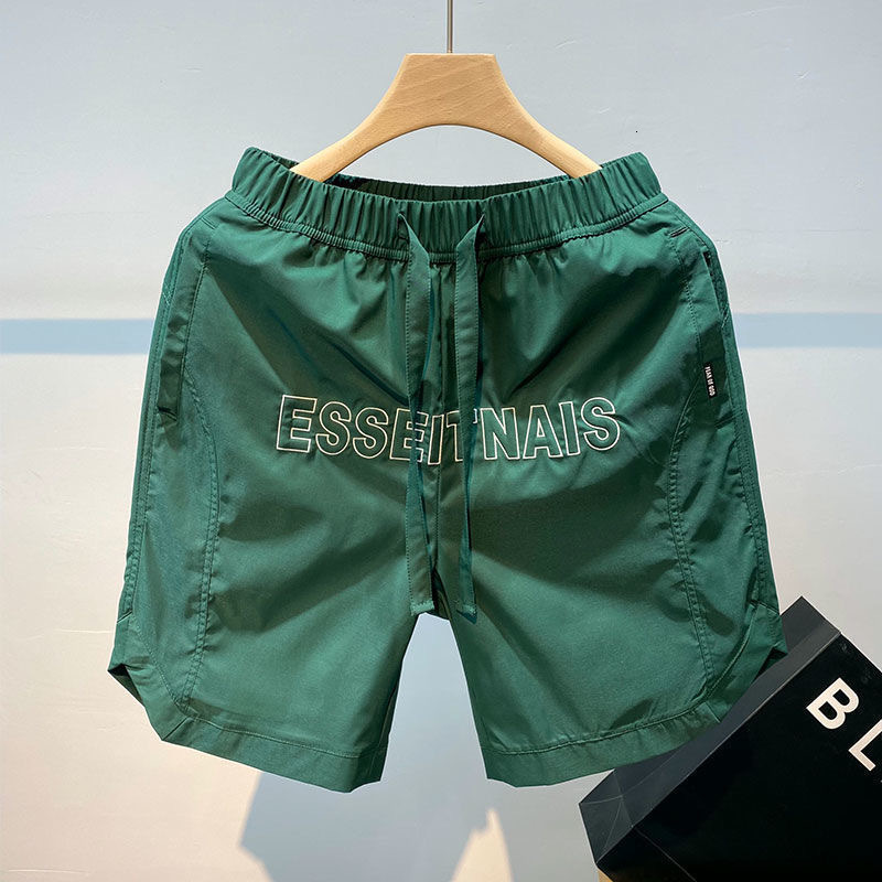 2025S Fashion Designer New Casual Quick Drying For Men In Summer Thin Cut Five Quarter Pants Loose And Trendy Brand Versatile American Sports Beach Sh