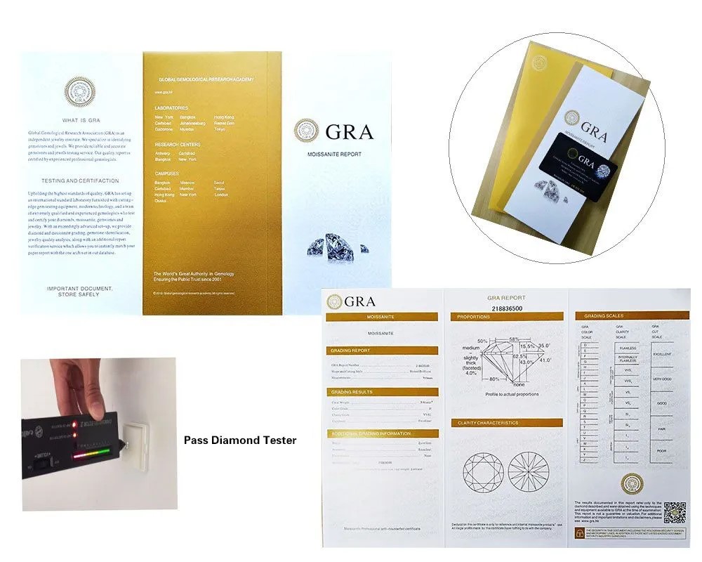 2025 New model pass diamond tester VVS1 moissanite designer for women men making of 925 sterling silver stud earrings screw back earring jewelry woman