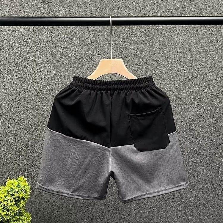 2025S Fashion Designer Shorts Summer Label Color Matching Loose Fashion Casual Pants For Men S Sports Quick Drying Beach Shorts