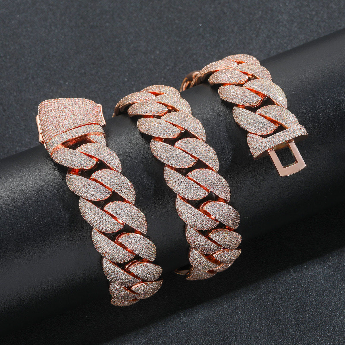 20mm moissanite Pendant Necklaces Jewelry Hip Hop Rose Gold Custom Made Name Clasp MiamiVVS Moissanite Dia cuban k iced out chaindesigner jewelry