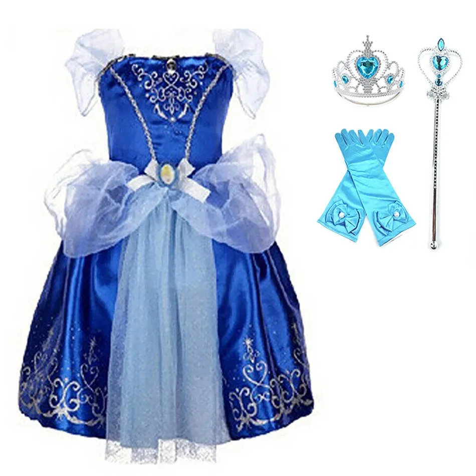Childrens Princess Costume Party Fancy Flowers Vestido 2024 Christmas Birthday Carnival Dress up Long Haired Beauty Frog 250318