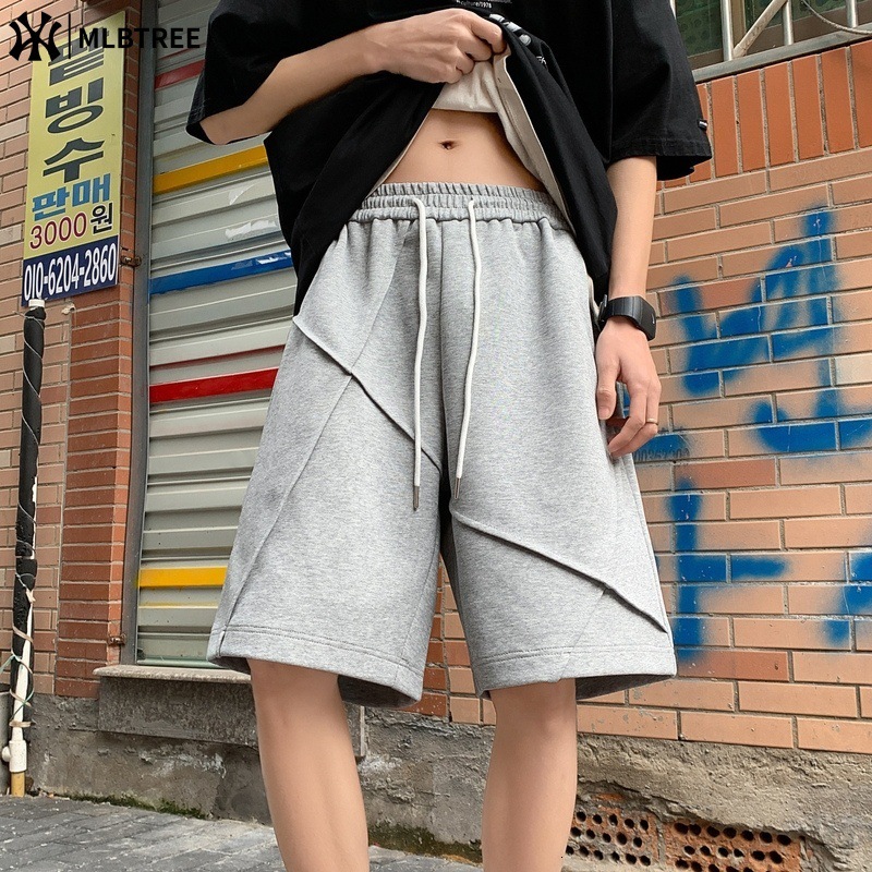 2025S Fashion Designer TREE Collaboration Summer Casual Sports Men S Shorts Ultra Avant Garde Trendy Brand Solid Color New Five Quarter Pants
