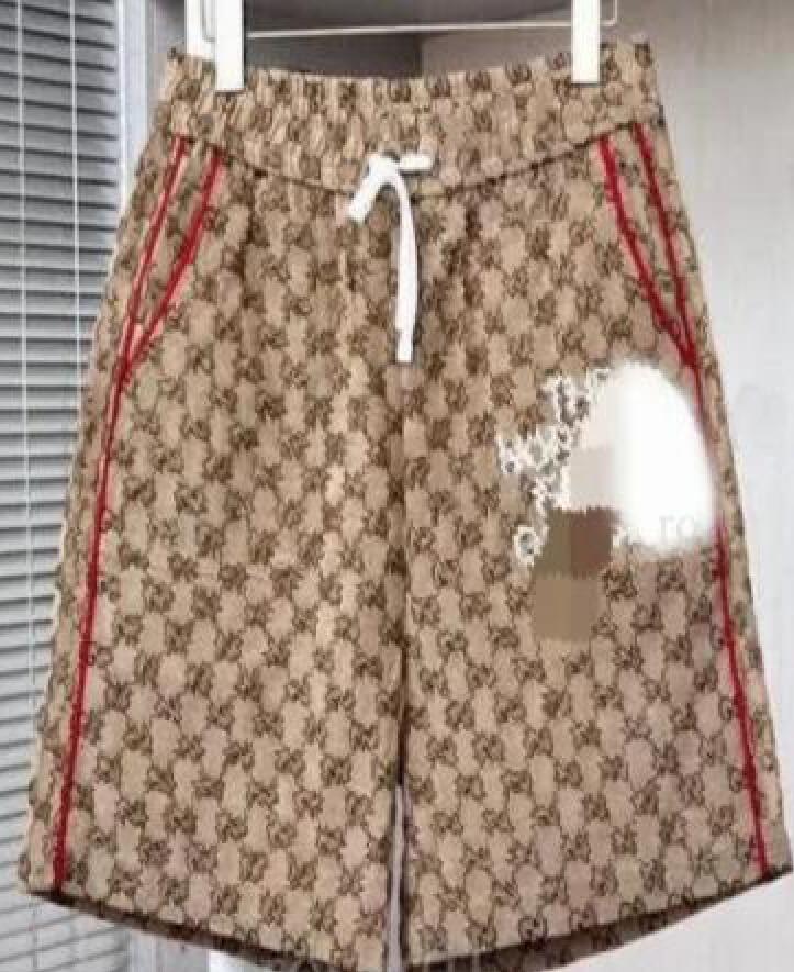 Summer New Men Embroidered Letters jacquard Shorts Fashion Casual Straight Stretch Comfortable womens Male Jeans Shorts Streetwear Sweatpants