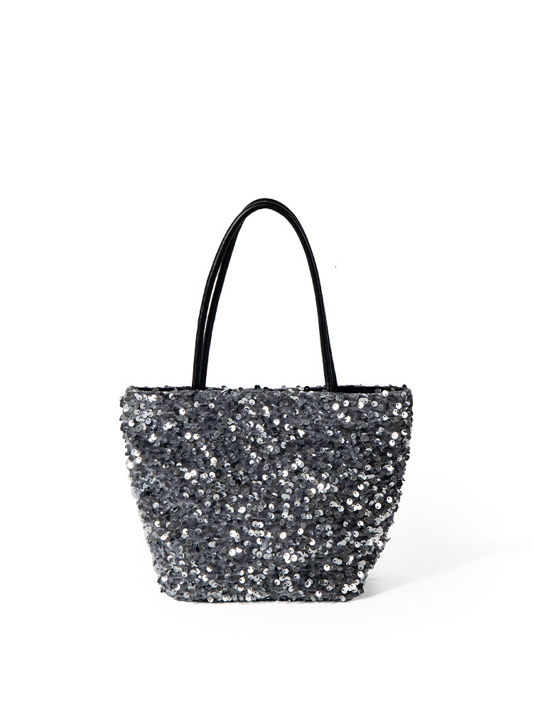2025S Fashion Designer Fashion Women S Niche Design Sequin Bug Handbag Shoulder Cross Tote Bag For Women