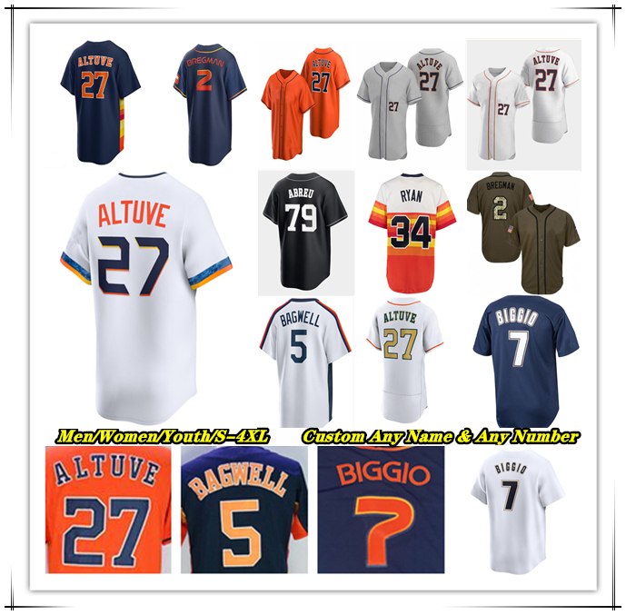 2025 City Baseball Jersey Jose Yordan Altuve Alvarez Jeremy Pena Yainer Diaz Jake Meyers Chas McCormick Framber Valdez Nolan Ryan Paredes Dubon Taylor Trammell 4XL