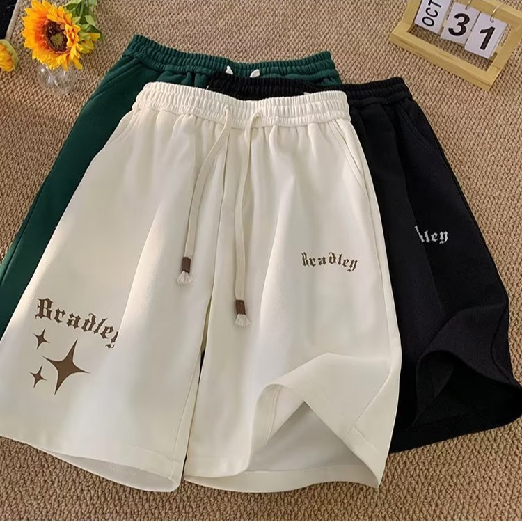 2025S Fashion Designer New Casual Sports Shorts For Men In Summer Popular Brand Loose Fit Teenage American Five Quarter Pants Trend
