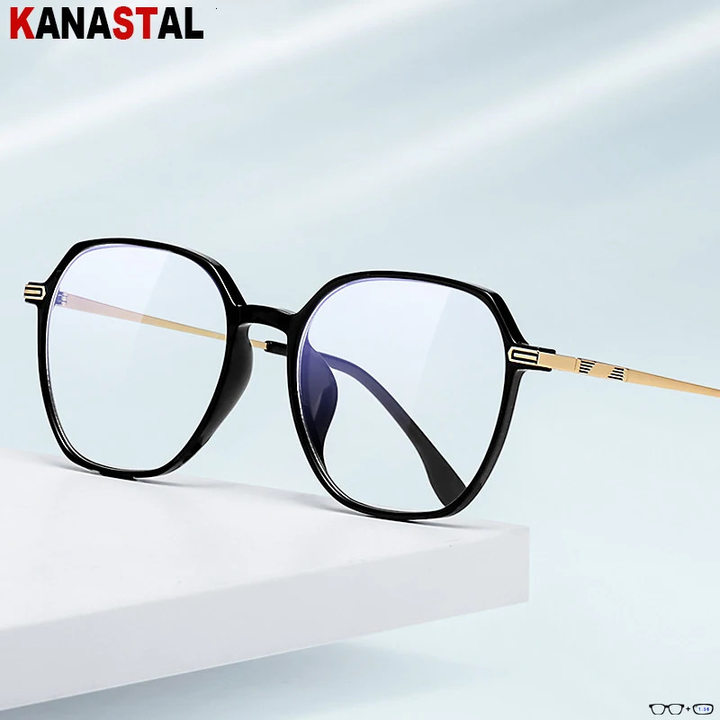 Women CR39 Optic Lenses Reading Glasses Prescription Myopia Eyewear Men Blue Light Blocking Computer Metal TR90 Eyeglasses Frame 250319