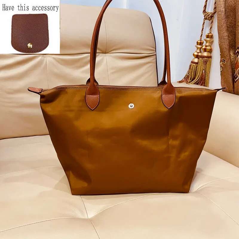 New Long Handle Dumpg Fashion Shoulder Bag Large Capacity Folding Mommy Handbag Foldable Nylon Pocket