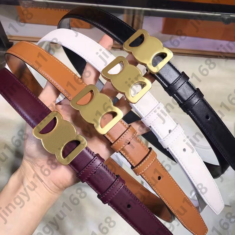 Belts for women designer ceinture luxe Width 2.5cm Women Waistband designer womens belts Smooth Buckle Genuine Leather Classical Designer Woman Belt Cowhide AAA