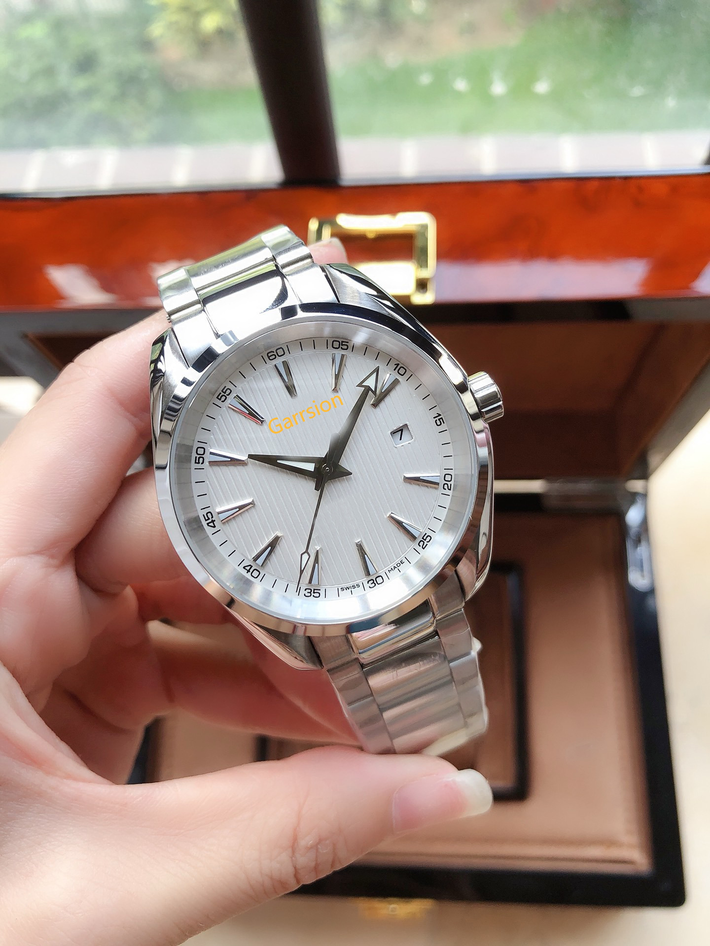 men's luxury watch 42mm case diver 150m automatic watch 2813 movement aqua 007 designer wristwatch blue dial fashion classic relojes high quality