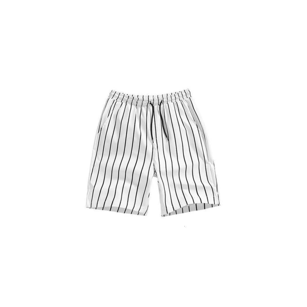 2025S Fashion Designer Striped Shorts Summer Five Quarter New Style Men S Trendy Brand High End Casual Mid Length Versatile Sports Pants