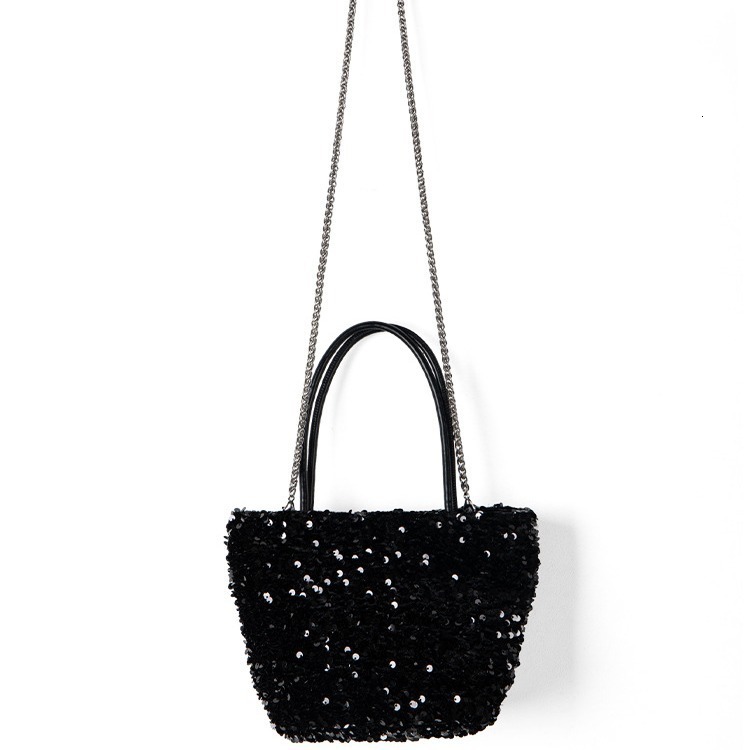 2025S Fashion Designer Fashion Women S Niche Design Sequin Bug Handbag Shoulder Cross Tote Bag For Women