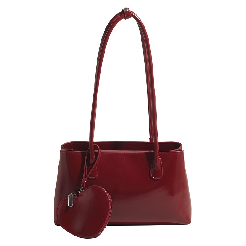 2025S Fashion Designer Tote Women S Handbag High End Sense Shoulder Large Capacity Solid Color Simple Armpit Bag Small Square Bag