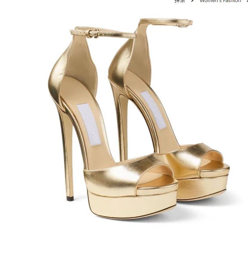 Donne Donge Sandal Pompe Progettano Tacchi Alti Max 150 Metallic Silver Glitter…