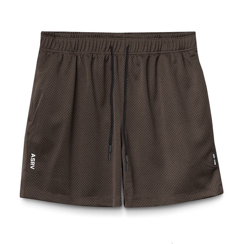 2025S Fashion Designer Summer American Fashion Brand Loose Mesh Quick Drying Five Quarter Pants Men S Multi Pocket Running Sports Shorts