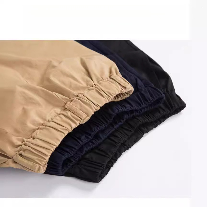 2025S Fashion Designer Summer Men S Drawstring Cotton Hemp Casual Work Clothes Five Quarter Shorts Breathable And Versatile