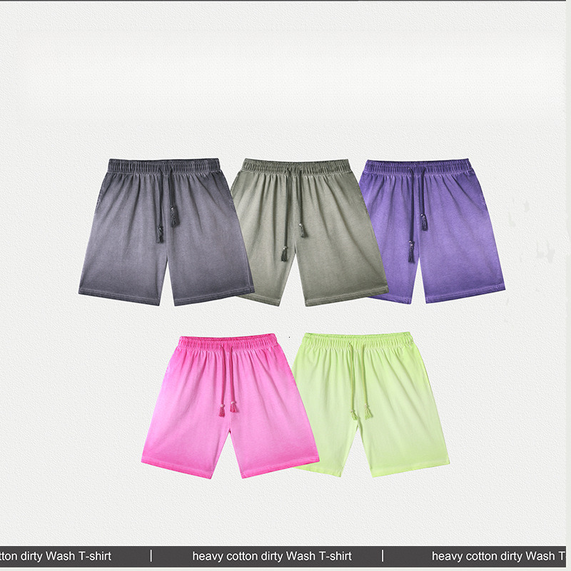 2025S Fashion Designer Men S Spring And Shorts Loose Trendy Brand Casual Sports Summer Five Quarter Pants Teenagers Dirty Laundry