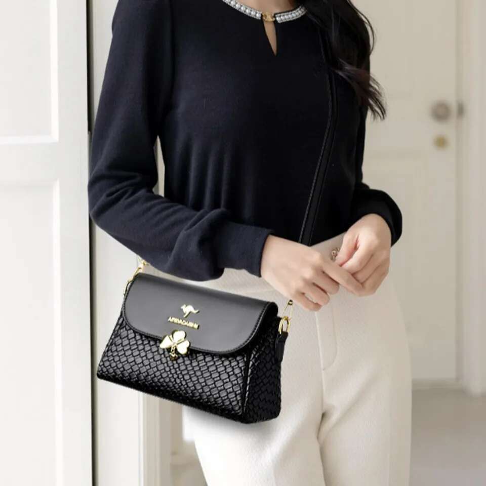 Handbags Designer Crossbody Bags For Women 2025 High Quality Soft Knitting Leather Bags Shoulder Bag Sac New