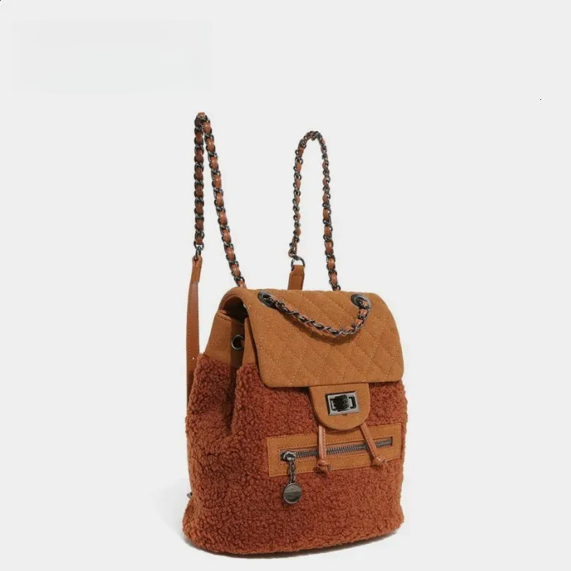 Women Backpacks - AIGO Fashion Backpack hot 2025S, Large Capacity School Bag with Chain, Korean Style Shoulder Bags Designer Handbag