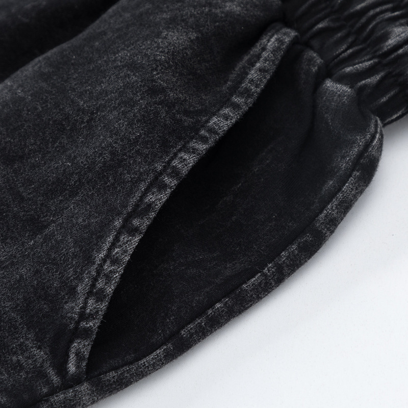 2025S Fashion Designer Loose Straight Leg Men S Versatile Ripped Five Quarter Pants Summer New Style Washed And Worn Trendy Brand Shorts For Men