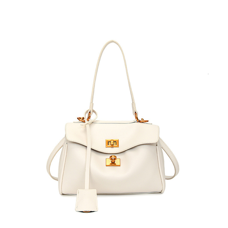 2025S Fashion Designer Women S New Large Capacity Premium Buckle Spring Shoulder Commuting Crossbody Tote Bag